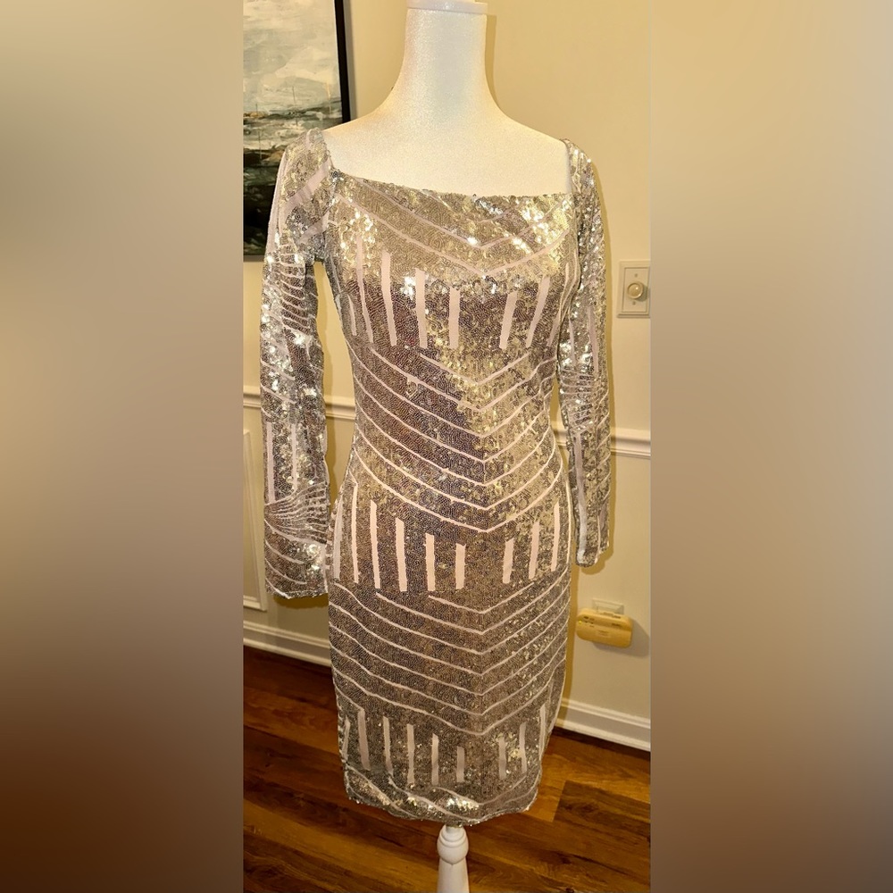 Sequin cocktail dress